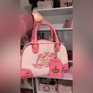 Juicy couture terry cloth bowler bag NWT